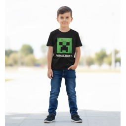 Тениска MINECRAFT - черно